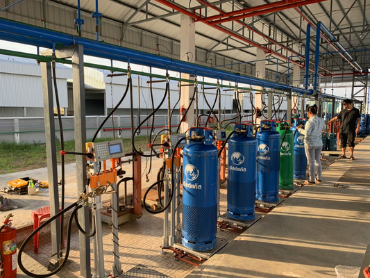 Lpg 가스 서비스 주유소를 위한 스케일을 충전하는 다중 유형 액화 가스