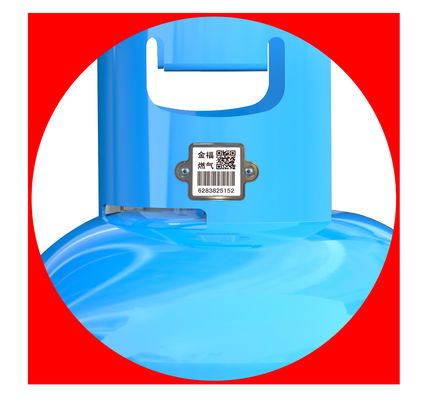 셴그캉 뜨거운 판매는 저항 UID QR 304 강철 광택 가스 용기 바코드를 긁습니다