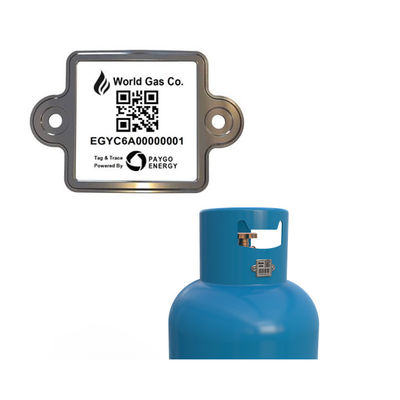 QR 바코드 태그와의 셴그캉 실린더 디지털 식별성 식별은 반대 자외선으로 표시합니다