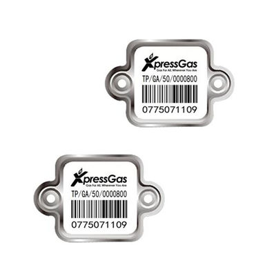 야외인 셴그캉 LPG 실린더 바코드 가스 영구적인것 20년