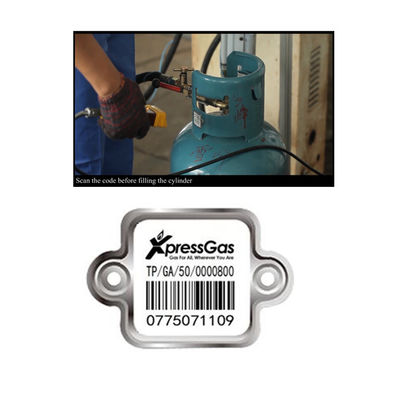 오래간 셴그캉 LPG 실린더 바코드 단순히 PDA 또는 모바일에 의해 주사하는 야외 20년