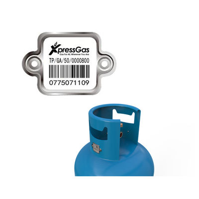 셴그캉 LPG 실린더 바 코드 라벨 디지털 동일성은 구부릴 수 있는 반대론자 자외선 Ex 증명을 스캐닝합니다